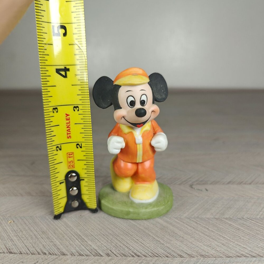 Vintage Walt Disney Productions Running Mickey Mouse Bisque Figurine - Picture 6 of 6